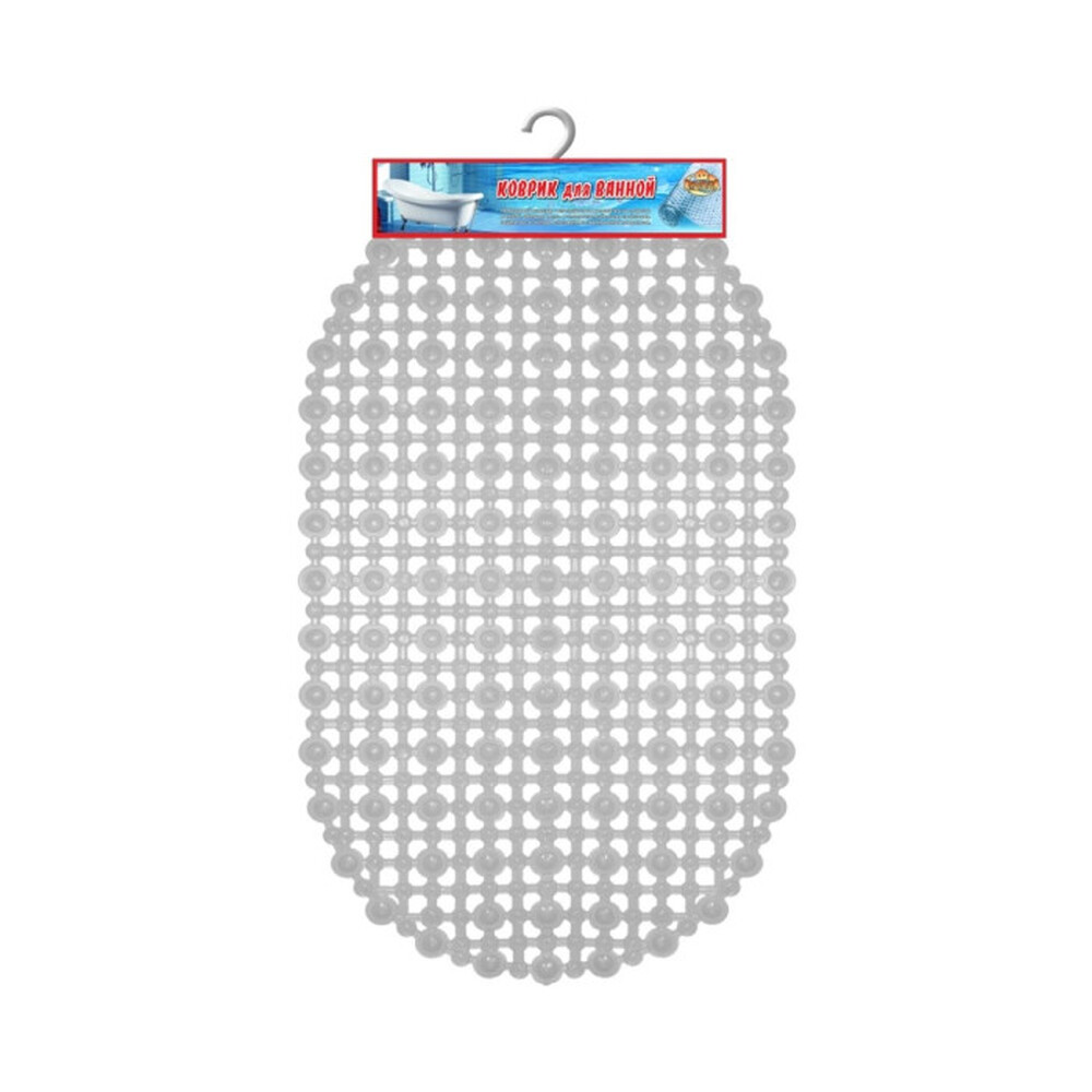 Коврик на присосках "ШАРИКИ" 70*40см прозр. BR-7040