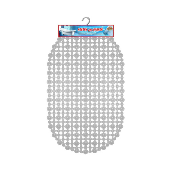 Коврик на присосках "ШАРИКИ" 70*40см прозр. BR-7040