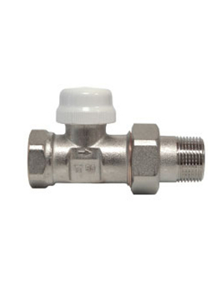 Клапан VALTEC термостатич., для радиатора, прямой 1/2" (VT.032.N.04) (под термоголовку)