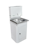 Умывальник "Весна" с ЭВН (мойка Нержавейка 40*50, бак 17л) 1,25кВт белый