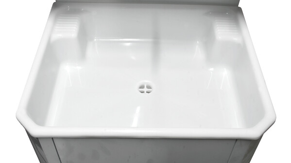 Умывальник "Весна" с ЭВН (мойка Пластик 40*50, бак 17л) 1,25кВт белый