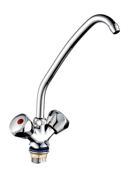 Смеситель Кухня 1/2 м/к на гайке ПСМ-120-К/04 Мария СТАНДАРТ-Б тип См-МДЦБр