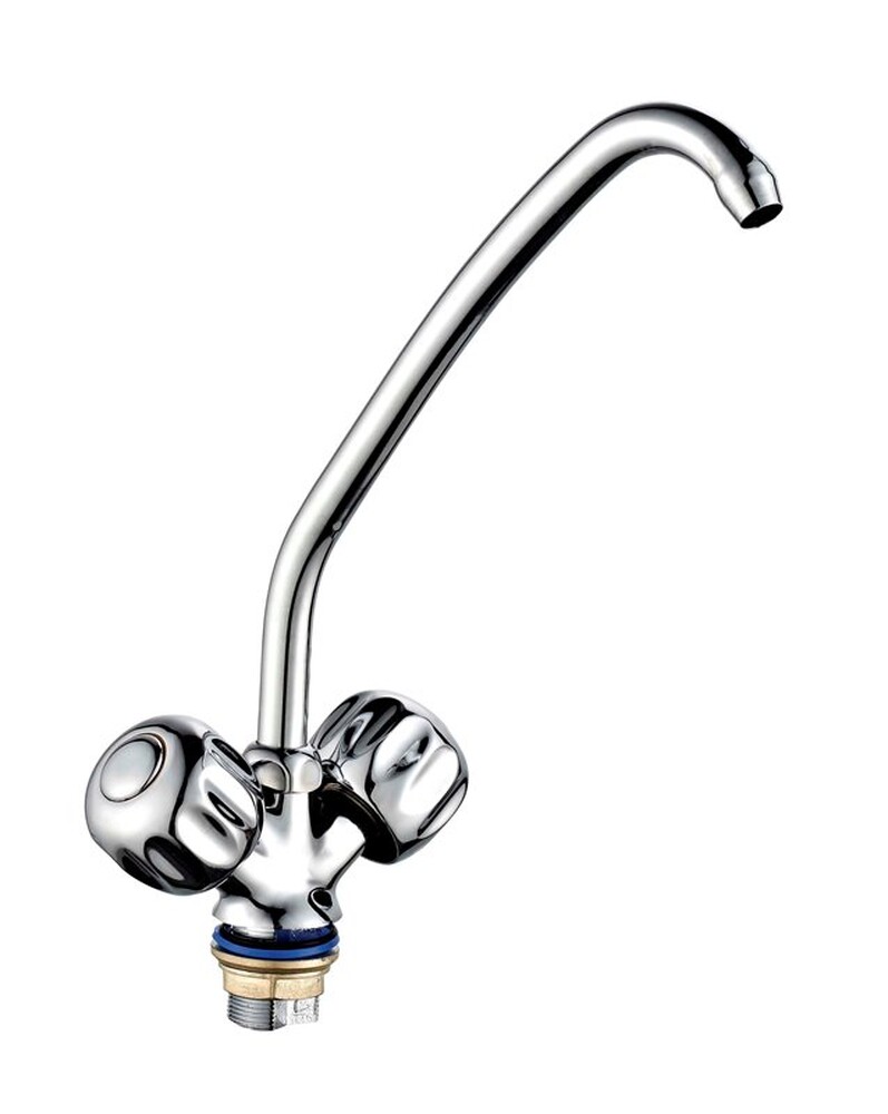 Смеситель Кухня 1/2 м/к на гайке ПСМ-120-К/30 Тыква СТАНДАРТ-Б тип См-МДЦБр