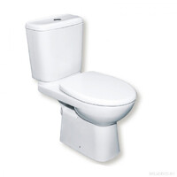 Унитаз-компакт Rosa "ЭЛЕГАНС" Белый, прямой выпуск (г.Киров) СНЯТО