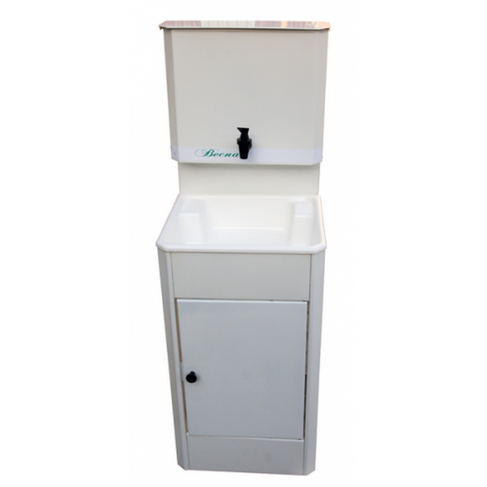 Умывальник "Весна" МИНИ без ЭВН (мойка Пластик 42*37, бак 11л) белый