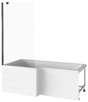 Шторка SCREEN BS-80-C-В (неподвижная шторка, стекло 5 мм) GOOD DOOR ПД00122
