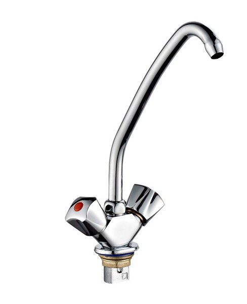 Смеситель Кухня 1/2 м/к на гайке ПСМ-117-К/03 Лючия СТАНДАРТ-Б тип См-МДЦБр