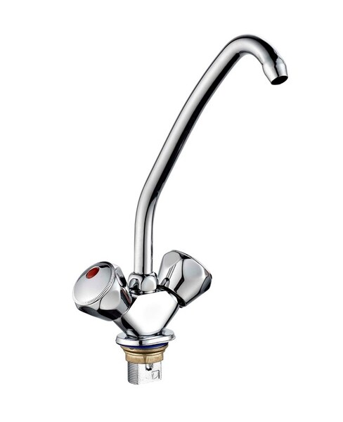 Смеситель Кухня 1/2 м/к на гайке ПСМ-117-К/04 Мария СТАНДАРТ-Б тип См-МДЦБр