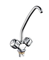 Смеситель Кухня 1/2 м/к на гайке ПСМ-117-К/30 Тыква СТАНДАРТ-Б тип См-МДЦБр