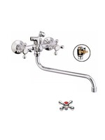 Смеситель Ванна Lemen 1/2 м/к Крест (S 2109)