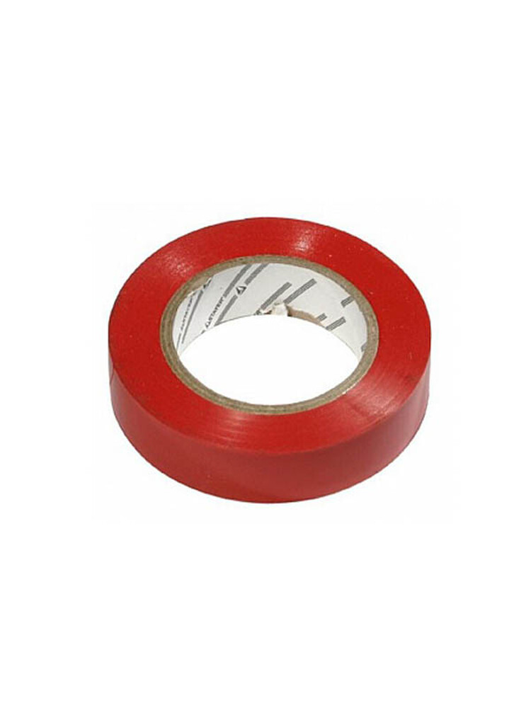 Изолента ПВХ красная "Klebebander" 15*10 TIK554T