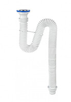 ВП 0632 Сифон "Элит" с нерж.чашкой гофрир д 70, 1200 мм (1 1/2 -40/50)