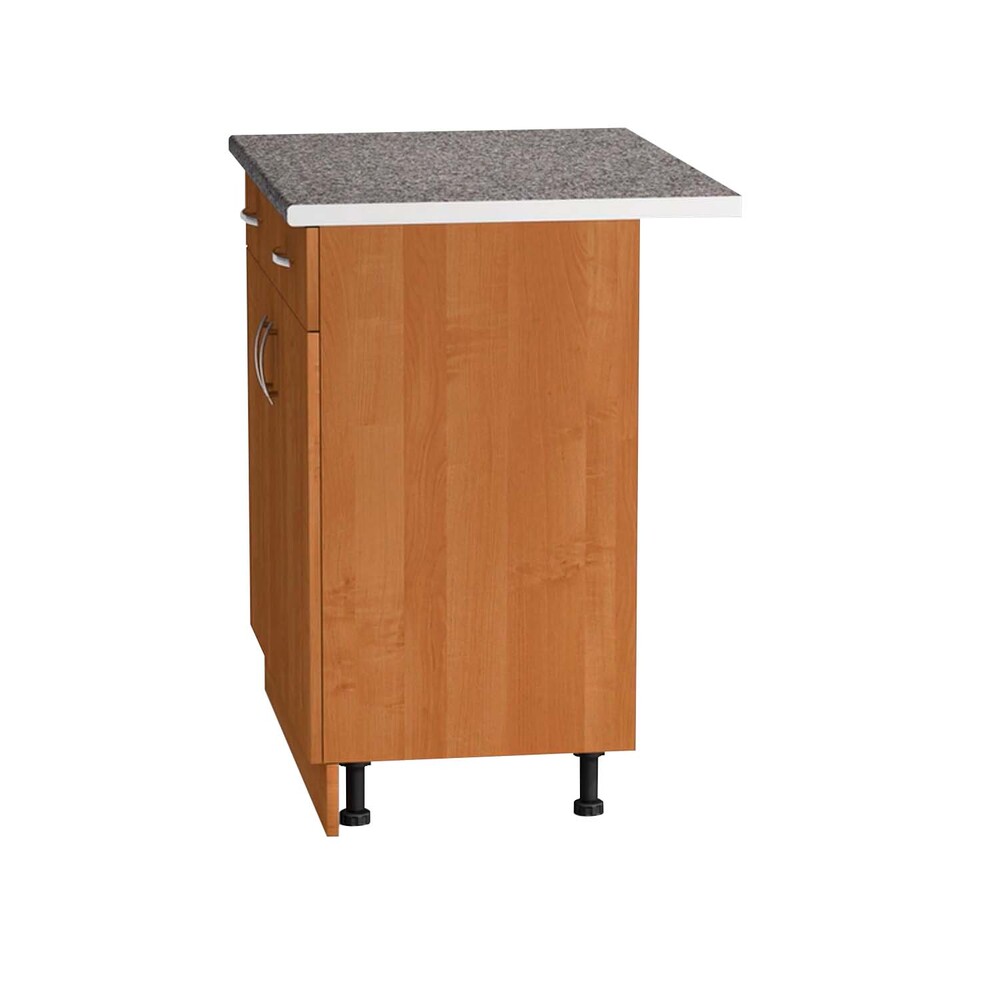 Рабочий стол 80 цвет Ольха (2 ящика) столешница Гранит SANTREK HOME (ЛДСП)