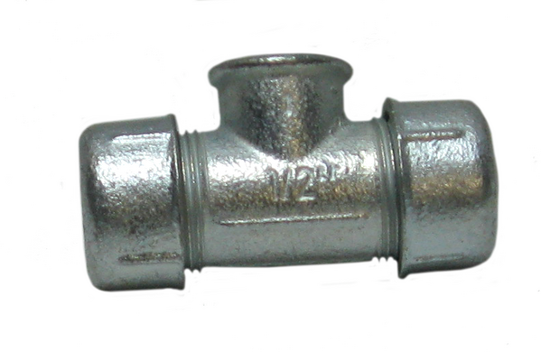 AGA Тройник зажимной TK 1/2" (внутр.резьба)