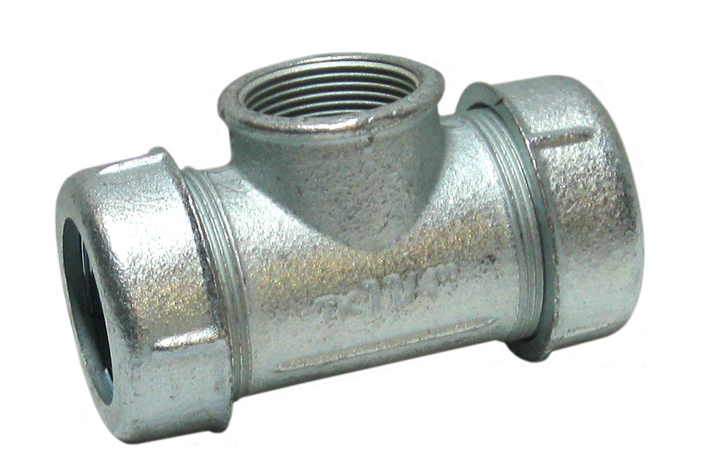 AGA Тройник зажимной TK 1 1/4" (внутр.резьба)