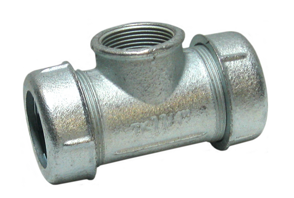 AGA Тройник зажимной TK 1 1/4" (внутр.резьба)