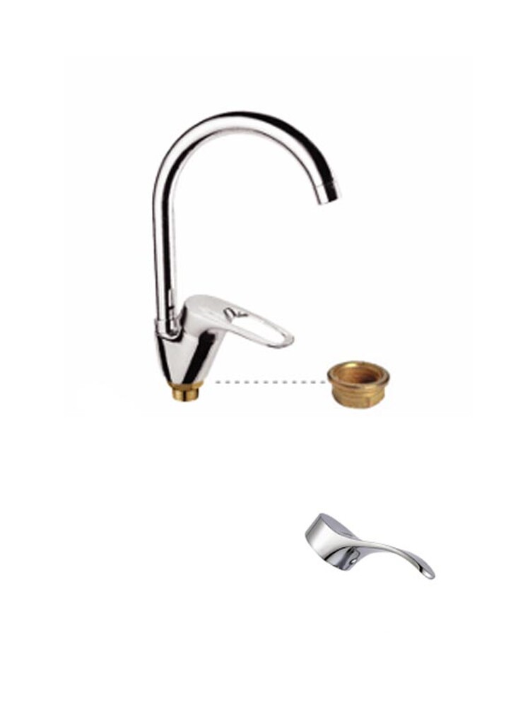 Смеситель Кухня Lemen шар d40 боковой (LB 91424 , 91420) на гайке латунь