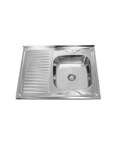 Мойка нерж 600х800 т.0,4 правая Китай