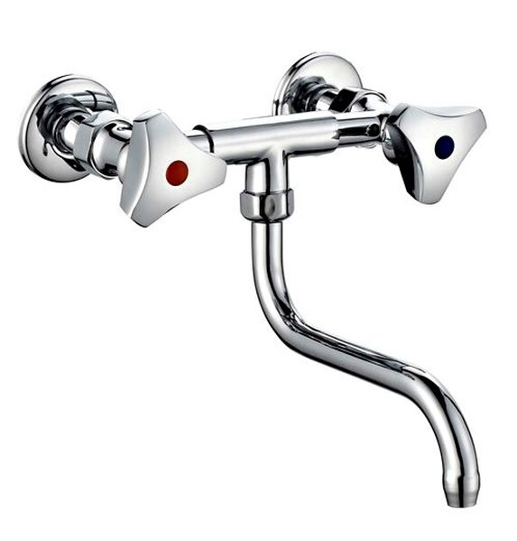 Смеситель Кухня 1/2 м/к СТЕНА ПСМ-108-К/80 Пермь СТАНДАРТ-Б настенный тип См-МДРНр