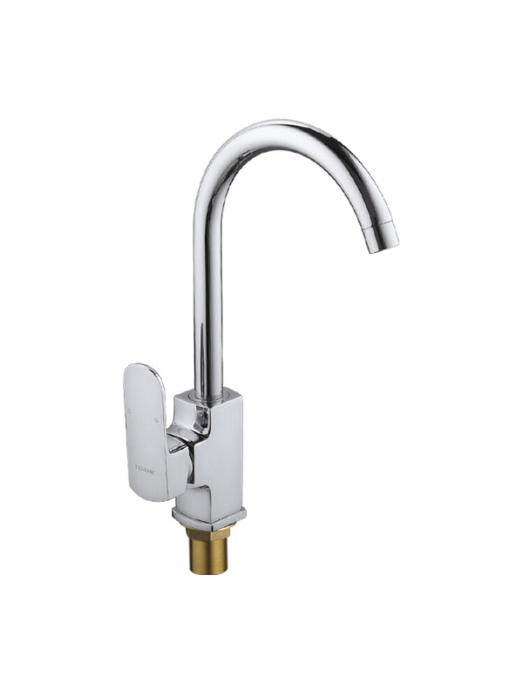  4054-2 Смеситель Кухня LEDEME шар d-35 МАКСИ (латунная гайка)