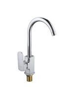  4054-2 Смеситель Кухня LEDEME шар d-35 МАКСИ (латунная гайка)