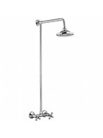 2408 Смеситель Ванна LEDEME с душевой стойкой 1/2 м/к Крест (2 части)