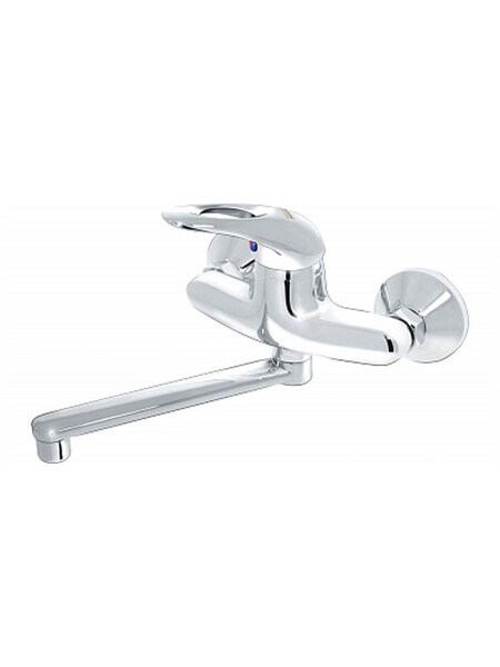 К9105-953 Смеситель Кухня "ВАРИОН" СТЕНА шар. d 35 плоский излив WERDER