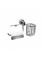 1603-1/F Держатель для бумаги и освежителя хром