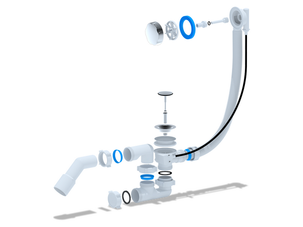 ЕМ421 Обвязка д/ванны АНИ Пласт 1 1/2*40 полуавтомат