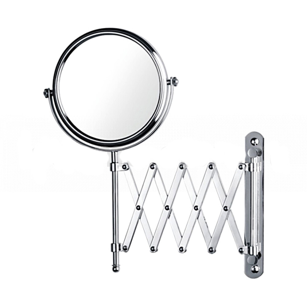 6406L Зеркало круглое раздвижное настенное