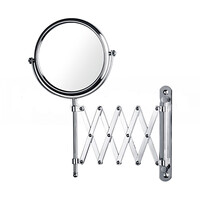 6406L Зеркало круглое раздвижное настенное