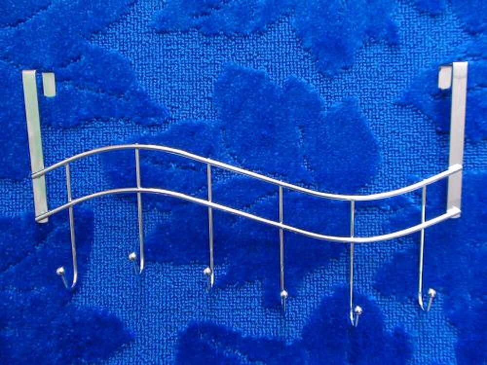 Вешалка с крючками 6 кр. навесная волна (XSQ-408) АКЦИЯ