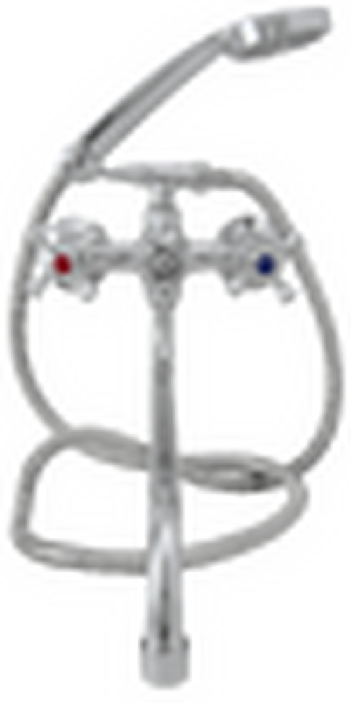 Смеситель Ванна Lemen 1/2 м/к Эрика (LD 22165) латунь