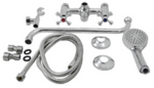 Смеситель Ванна Lemen 1/2 м/к Эрика (LD 22165) латунь