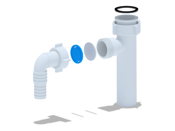 M220 Отвод для стиральной машины 1 1/4"*32 АНИ Пласт