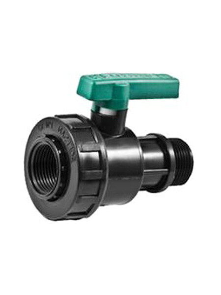 Кран шаровый 1 1/4" г/ш ПЭ poel-san