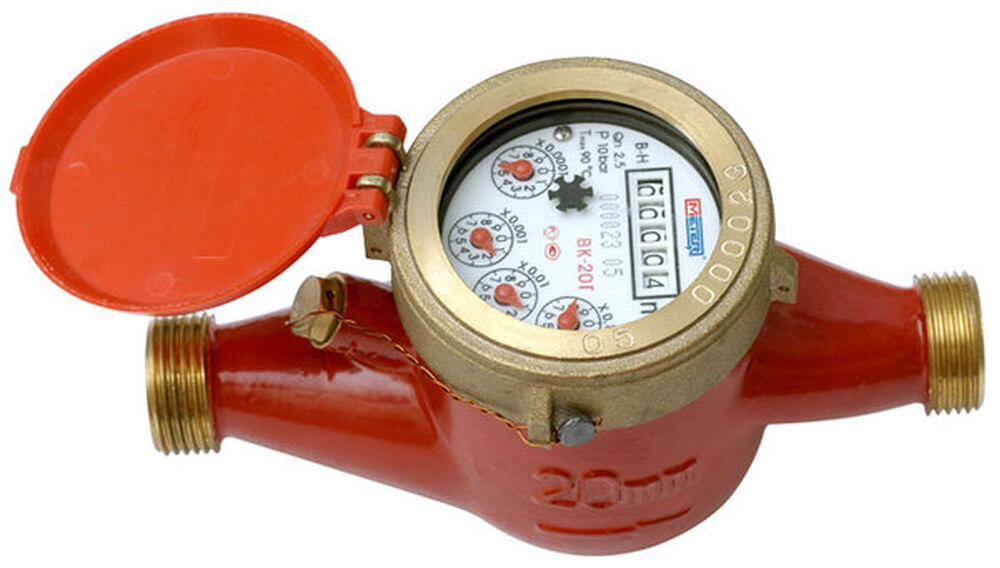 Счетчик воды ВК-25 Г со штуцерами МЕТЕР