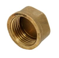 Заглушка 25 на трубу латунь (литьё)