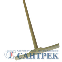 Швабра дерев. плоский низ 130 см d=25