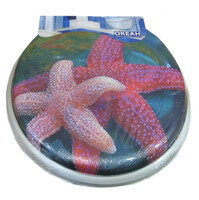 Сиденье д/унитаза мягкое с РИСУНКОМ (белое) 