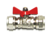 Кран шар. для металлопл. трубы 16х16 ц/ц баб. VALTEC (VT. 343)