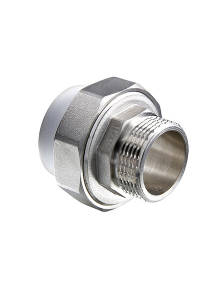 Муфта комб. разъемная, штуцер 25х3/4'' PP-R VALTEC (VTр.761)
