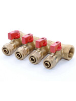 Коллектор 3/4 4 крана*16