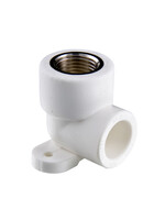 Угольник комб. гайка 20х1/2'' с креплением PP-R VALTEC (VTр.754)