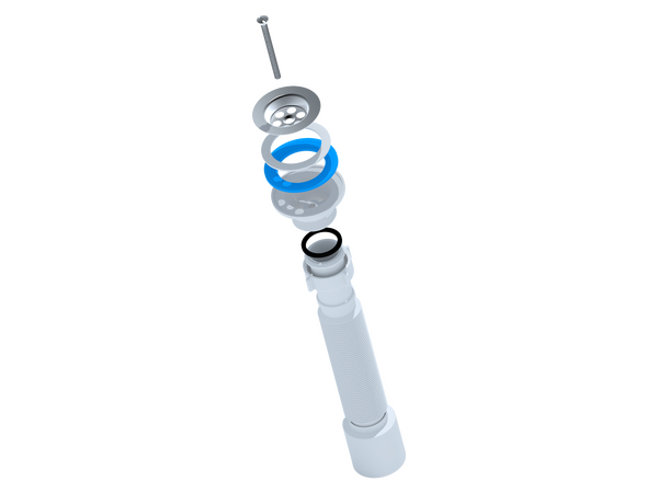 G205 Гофросифон АНИ Пласт 1 1/4*50, L345-755мм