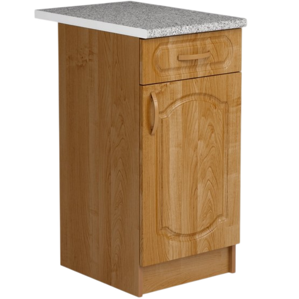 Рабочий стол 50 Ольха (1 ящик) фасад МДФ столешница цвет (ГРАНИТ) SANTREK HOME