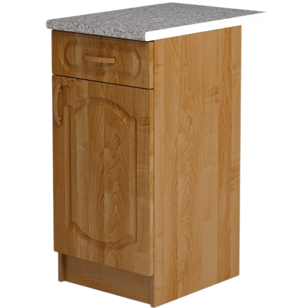 Рабочий стол 50 Ольха (1 ящик) фасад МДФ столешница цвет (ГРАНИТ) SANTREK HOME