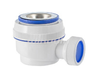 ВП 0686 Сифон для душевого поддона "Элит" 1 1/2"х40, с нерж.реш D=70 мм