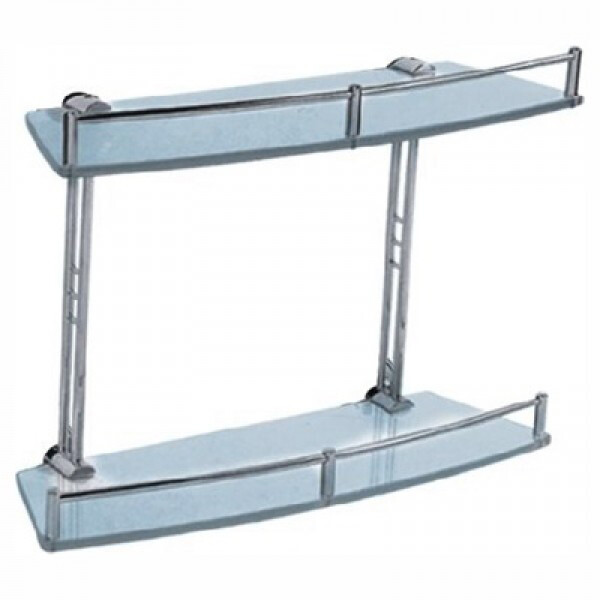 1920-2/L Полка 2-ая хром/стекло