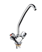 Смеситель Кухня 1/2 м/к на гайке ПСМ-117-К/50 Металл СТАНДАРТ-Б тип См-МДЦБр